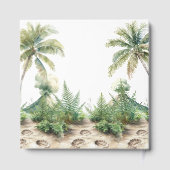 Livre D'or Aquarelle Dinosaure Hatching Bientôt Baby shower B (Verso)