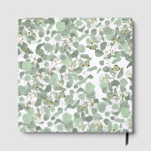 Livre D'or Aquarelle Eucalyptus Verdure Itinéraire Mariage (Verso)