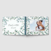 Livre D'or Aquarelle Eucalyptus Verdure PHOTO Mariage invité (Complet)
