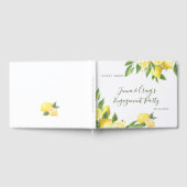 Livre D'or Aquarelle Fête Spéciale Citron (Complet)