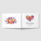 Livre D'or Aquarelle Fiesta Quinceañera (Complet)