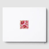 Livre D'or Aquarelle Floral Mariage (Verso)