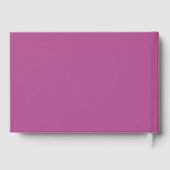 Livre D'or Aquarelle Floral Mariage (Verso)