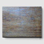 Livre D'or Aquarelle Floral Mariage | Monogramme rustique en  (Verso)