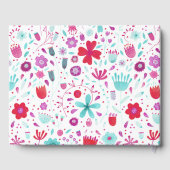 Livre D'or Aquarelle florale (Verso)