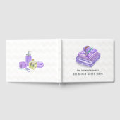 Livre D'or Aquarelle Lavande Olive Salle de bain (Complet)