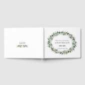 Livre D'or Aquarelle luxuriante Branches d'olive Mariage de c (Complet)