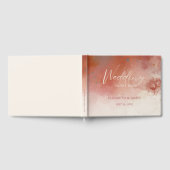 Livre D'or Aquarelle moderne Terracotta Desert Boho Mariage (Complet)