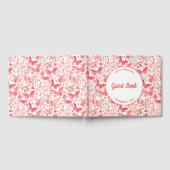 Livre D'or Aquarelle papillon rose (Complet)