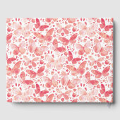 Livre D'or Aquarelle papillon rose (Verso)