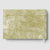 Livre D'or Aquarelle Pine Boughs Noël Mariage d'hiver (Verso)