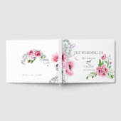 Livre D'or Aquarelle Pink Spring Poppies et feuillage (Complet)