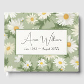 Livre D'or Aquarelle pour service commémoratif (Recto)