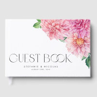 Aquarelle rose Dahlia Fleurs Mariage photo