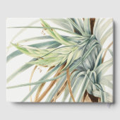 Livre D'or Aquarelle Rustique Neutral Boho Mariage botanique (Verso)