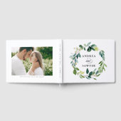 Livre D'or Aquarelle rustique Verdure Mariage photo (Complet)