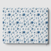 Livre D'or Aquarelle sous le Motif de mer (Verso)