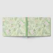 Livre D'or Aquarelle Vert et Blanc Hydrangea Crest (Complet)