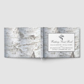 Livre D'or Arbre à bouleau argenté rustique (Complet)