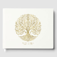 Arbre de Vie Crème et Or Mariage Celtique