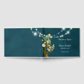 Livre D'or Arbres à chaîne Mariage Turquoise (Complet)