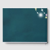 Livre D'or Arbres à chaîne Mariage Turquoise (Verso)