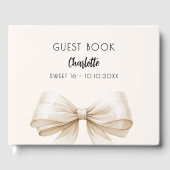 Livre D'or Arc crème beige SWEET 16 (Recto)