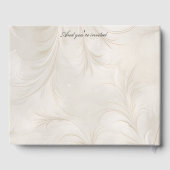 Livre D'or Arc Mariage Whimsical Dark Skin Bride Groom (Verso)