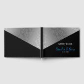 Livre D'or Argent Gris Floral Damask (Complet)