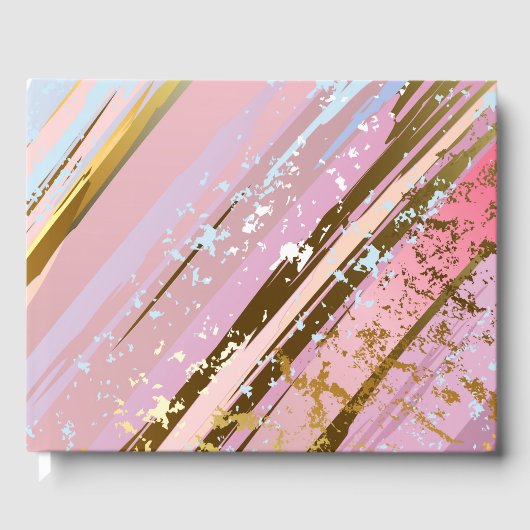 Livre D'or Arrière - plan rose texturé (Recto)