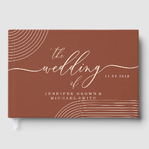 Livre D'or Art de ligne géométrique en terre cuite