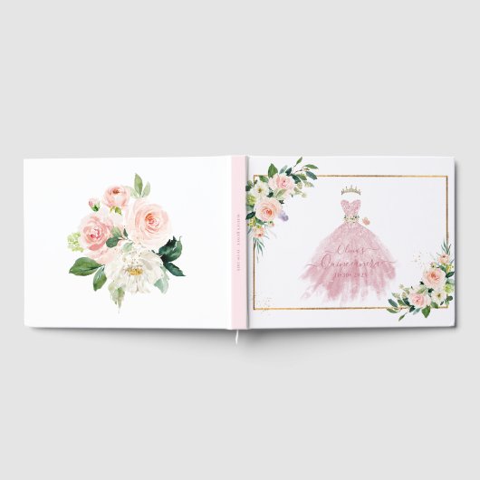Livre D'or ArtsApp H2 Ombre Blush Pink Sparkling Quinceanera (Complet)