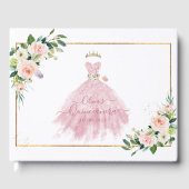 Livre D'or ArtsApp H2 Ombre Blush Pink Sparkling Quinceanera (Recto)