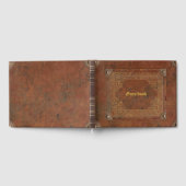 Livre D'or Aspect en cuir antique (Complet)