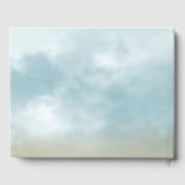 Livre D'or Au bord de l'océan plage de mariage invités (Verso)