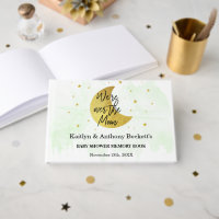 Au-Dessus De La Lune | Mémoire Baby shower neutre