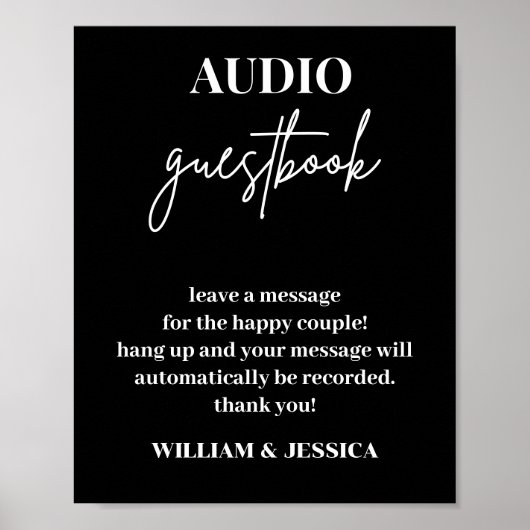 Livre d'or audio | Message téléphonique Signal du  (Devant)