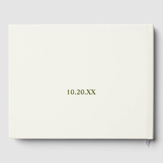 Livre D'or Austin, Mariage TX (Verso)