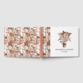 Livre D'or Automne Automne Floral Terracotta Mariage (Complet)