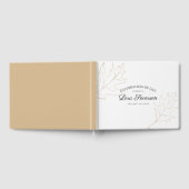 Livre D'or Automne Chêne Feuilles Célébration de la vie (Complet)