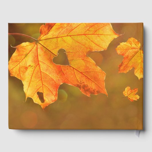 Livre D'or Automne | Funérailles d'automne en mémoire d'amour (Verso)