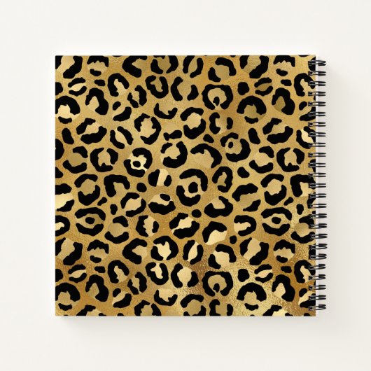 Livre d'or avec motif imprimé léopard sauvage et e (Dos)