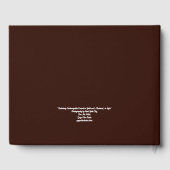 Livre D'or Avec personnalisation Décontracté dans l'esprit (Verso)