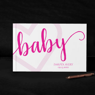 Livre D'or Baby Heart Coup de Fouet Rose Magenta Chaud