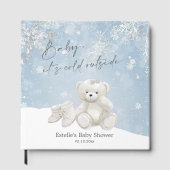 Livre D'or Baby, It's Cold Outside Teddy Bear Winter Keepsake (Recto)