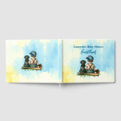 Livre D'or Baby shower À Thème Personnalisé De Baseball (Complet)