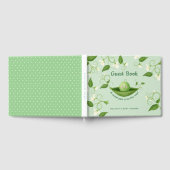 Livre D'or Baby shower à thème Pois doux invité (Complet)