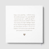 Livre D'or Baby shower Boho Beach Shell (Verso)