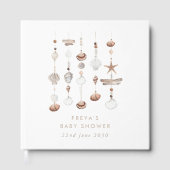 Livre D'or Baby shower Boho Beach Shell (Recto)