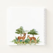 Livre d'or baby shower bois cerfs (Dos)